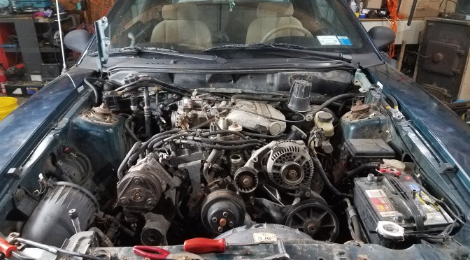 97 Frod Mustang Engine Swap Episode 17 Reinstalling Engine part 1